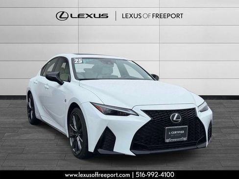 Certified 2025 Lexus IS 350 F Sport w/ Navigation Package AWD/4WD image 1