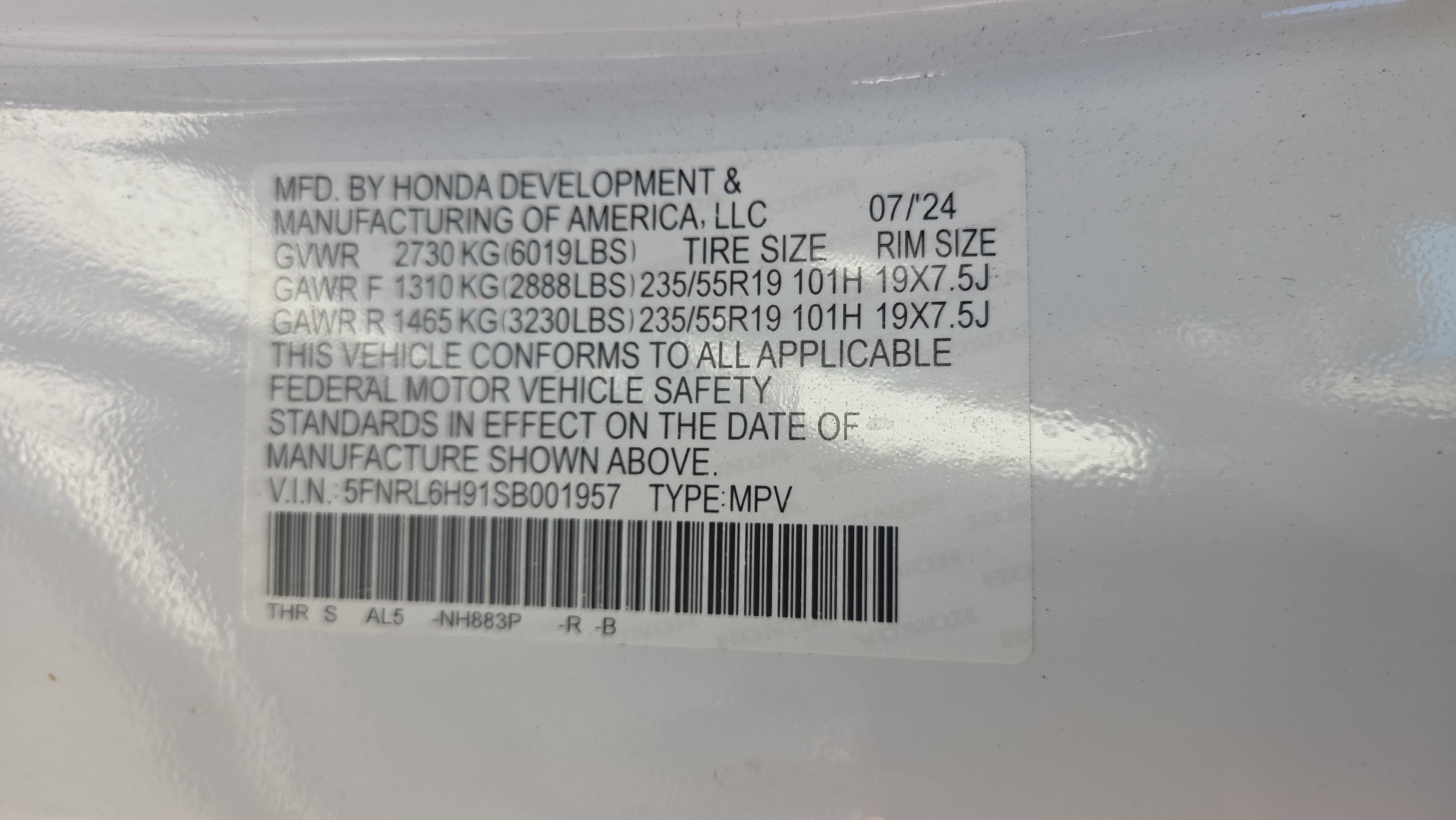 Certified 2025 Honda Odyssey Elite image 21
