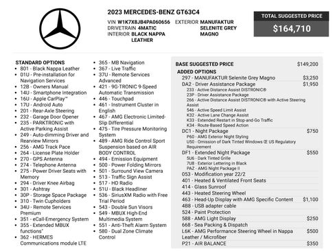 Used 2023 Mercedes-Benz AMG GT 63 image 92