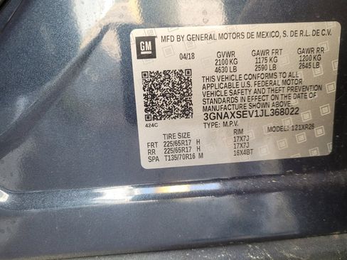 Used 2018 Chevrolet Equinox LT w/ LPO, Protection Package image 33