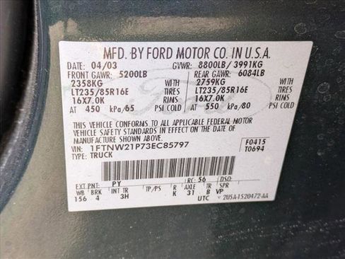 Used 2003 Ford F250 XLT image 21