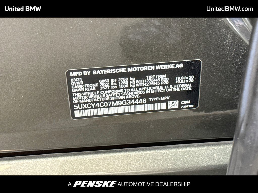 Used 2021 BMW X6 sDrive40i w/ Executive Package RWD image 22