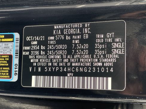 Used 2022 Kia Telluride EX w/ EX Premium Package FWD image 34