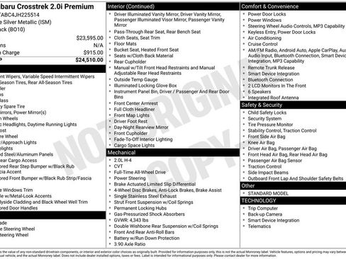 Used 2018 Subaru Crosstrek 2.0i Premium image 23