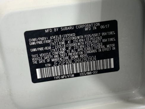 Used 2017 Subaru Crosstrek 2.0i Limited AWD/4WD image 12