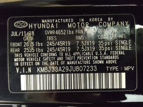 Used 2018 Hyundai Tucson Limited FWD image 33