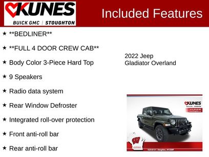 Used 2022 Jeep Gladiator Overland w/ Cold Weather Group
