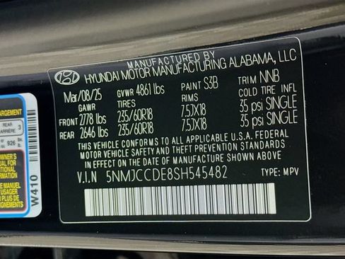 Certified 2025 Hyundai Tucson SEL AWD/4WD image 34