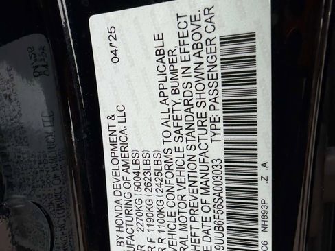 Certified 2025 Acura TLX SH-AWD w/ A-SPEC Pkg image 23