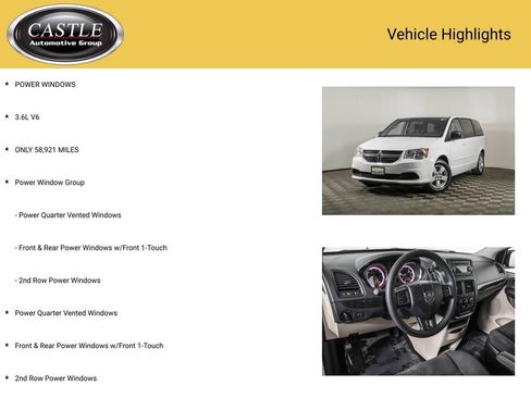 Used 2017 Dodge Grand Caravan SE w/ Power Window Group FWD image 3