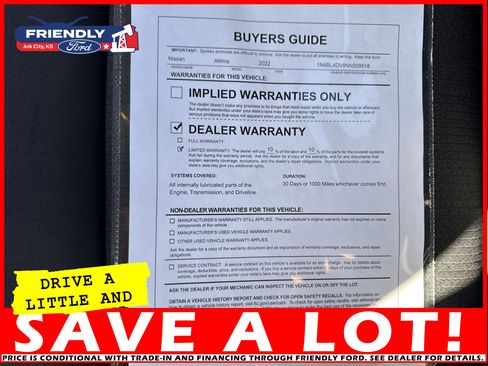 Used 2022 Nissan Altima 2.5 SV w/ SV Premium Package image 24