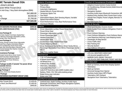 New 2026 GMC Terrain Denali w/ LPO, Black Badging Package image 16