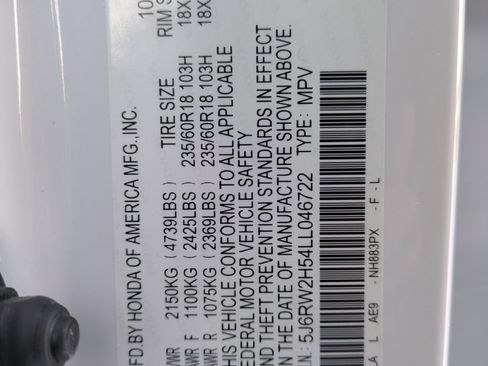 Certified 2020 Honda CR-V EX image 33