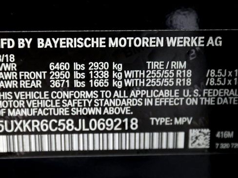 Used 2018 BMW X5 xDrive50i w/ M Sport Package image 50