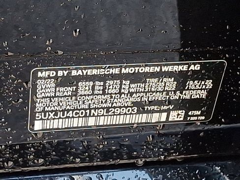 Used 2022 BMW X5 M50i w/ Executive Package image 27