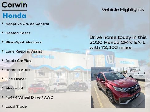 Used 2020 Honda CR-V EX-L image 6