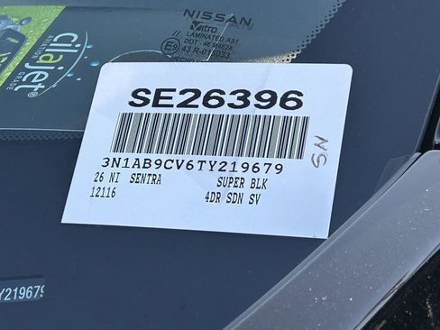 New 2026 Nissan Sentra SV w/ Floor Mat Package image 21