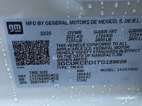 New 2026 Chevrolet Silverado 1500 Custom Trail Boss w/ LPO, Dark Essentials Package AWD/4WD image 21