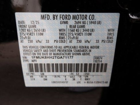 New 2026 Ford Explorer Platinum w/ LUX Leather Package image 43