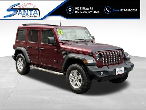 Used 2022 Jeep Wrangler Unlimited Sport w/ Sun And Sound Package AWD/4WD image 3