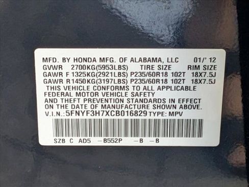Used 2012 Honda Pilot EX-L image 26