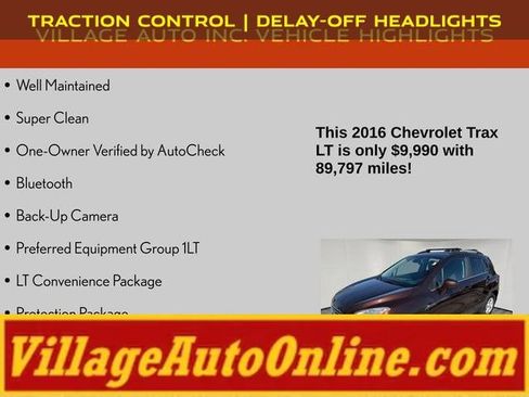 Used 2016 Chevrolet Trax LT w/ LT Convenience Package FWD image 8