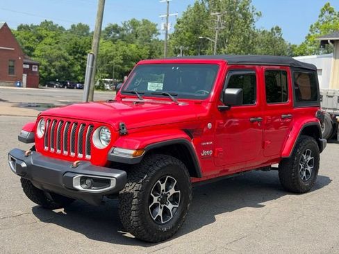 Used 2019 Jeep Wrangler Unlimited Sahara AWD/4WD image 1