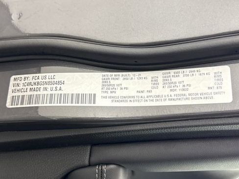 Used 2022 Jeep Grand Cherokee L Limited AWD/4WD image 27
