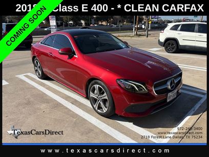 Used 2018 Mercedes-Benz E 400 Coupe