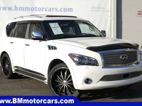 Used 2012 INFINITI QX56 4WD w/ Deluxe Touring Pkg image 1