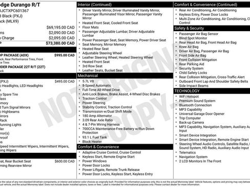 Used 2023 Dodge Durango R/T w/ Blacktop Package AWD/4WD image 4