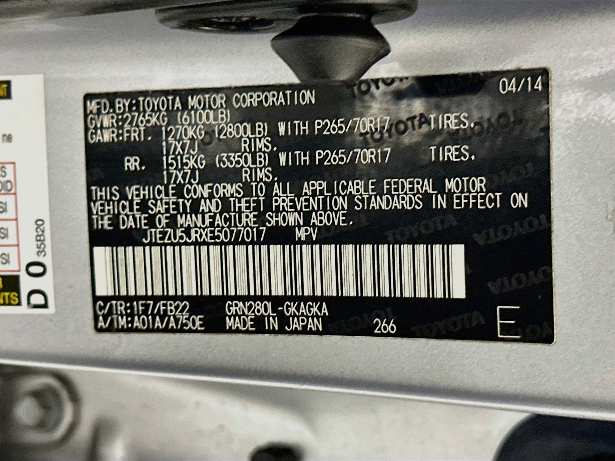 Used 2014 Toyota 4Runner SR5 RWD image 12