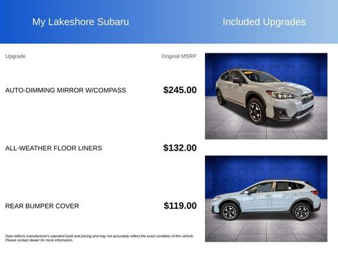 Used 2020 Subaru Crosstrek 2.0i AWD/4WD image 8