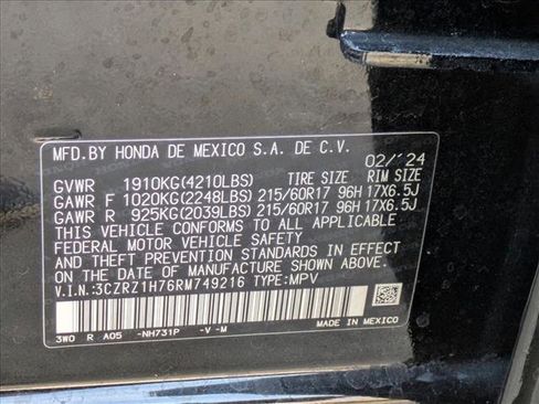 Certified 2024 Honda HR-V EX-L image 25