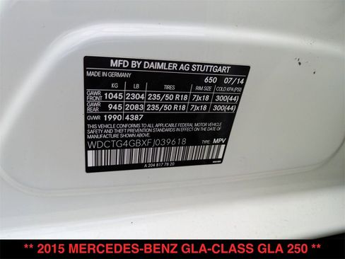 Used 2015 Mercedes-Benz GLA 250 4MATIC image 32