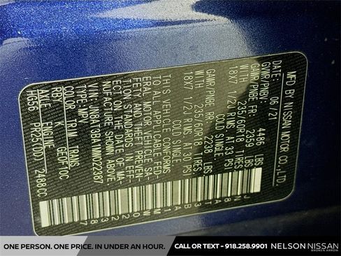 Certified 2021 Nissan Rogue SV w/ Premium Package image 32