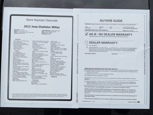 Used 2022 Jeep Gladiator Sport AWD/4WD image 25