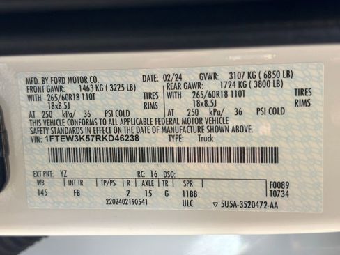 Used 2024 Ford F150 XLT w/ XLT Black Appearance Package image 33