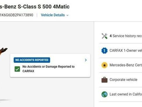 Certified 2023 Mercedes-Benz S 500 4MATIC image 3