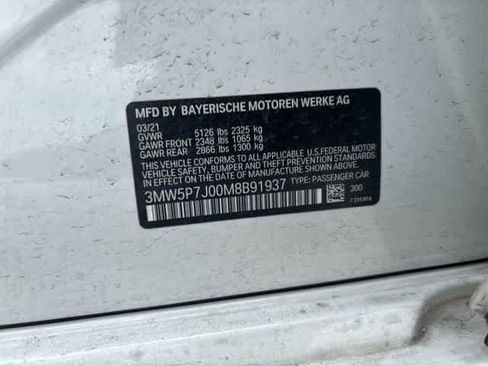 Used 2021 BMW 330e w/ Convenience Package RWD image 22