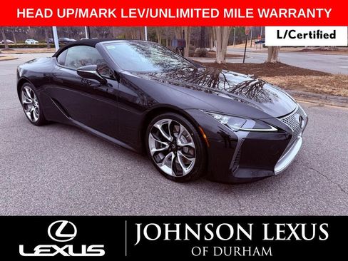 Certified 2023 Lexus LC 500 500 CONVERTIBLE/TOURING/MARK L w/ Touring Package image 1
