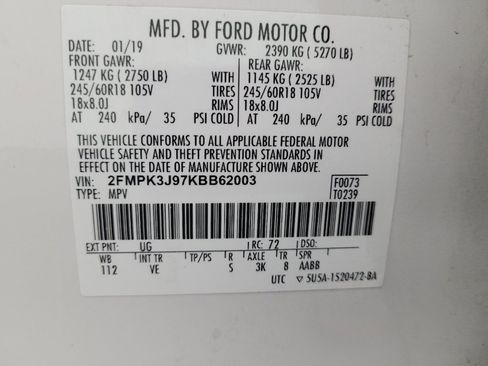 Used 2019 Ford Edge SEL w/ Equipment Group 201A FWD image 33