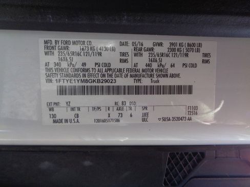 Used 2016 Ford Transit 150 130 Low Roof RWD image 22