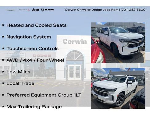 Used 2021 Chevrolet Suburban LT w/ LT Signature Package AWD/4WD image 8