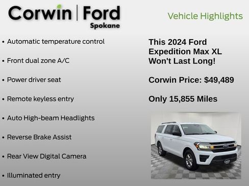 Certified 2024 Ford Expedition Max XL image 13