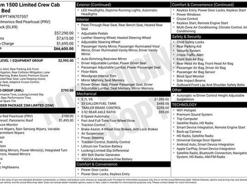 Used 2019 RAM 1500 Limited AWD/4WD image 26