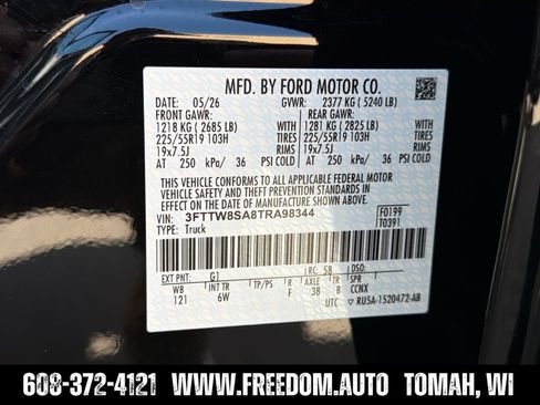 New 2026 Ford Maverick Lariat w/ Black Appearance Package AWD/4WD image 30