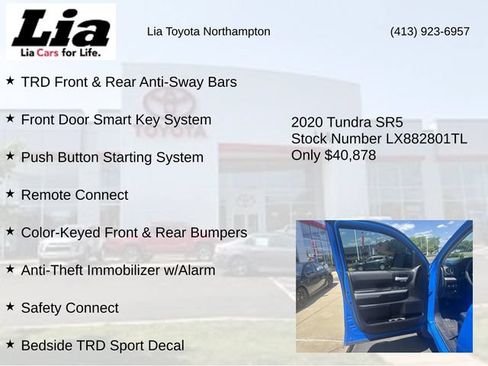 Used 2020 Toyota Tundra SR5 w/ TRD Sport Plus Package AWD/4WD image 31
