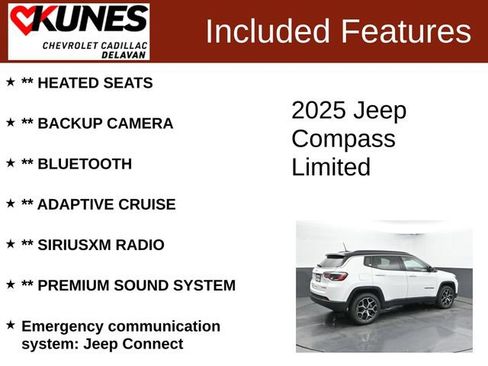 Used 2025 Jeep Compass Limited AWD/4WD image 3