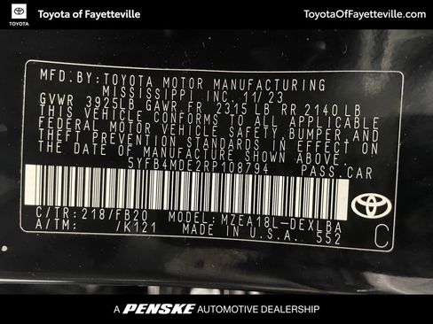 Used 2024 Toyota Corolla LE image 47